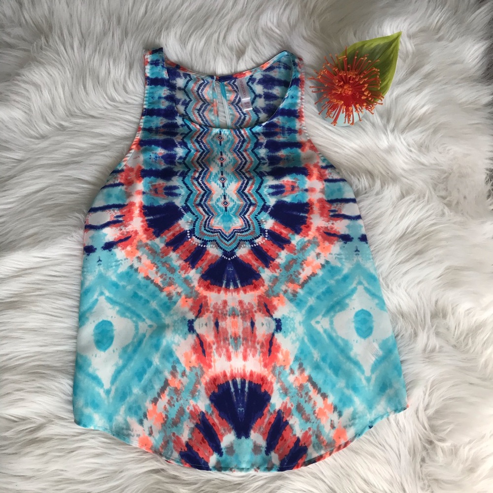 Xhilaration Tie Dye Tank Top